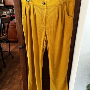 Yellow Corduroy Pants